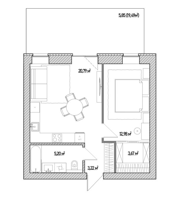 Типова кавартира 6 будинку 7