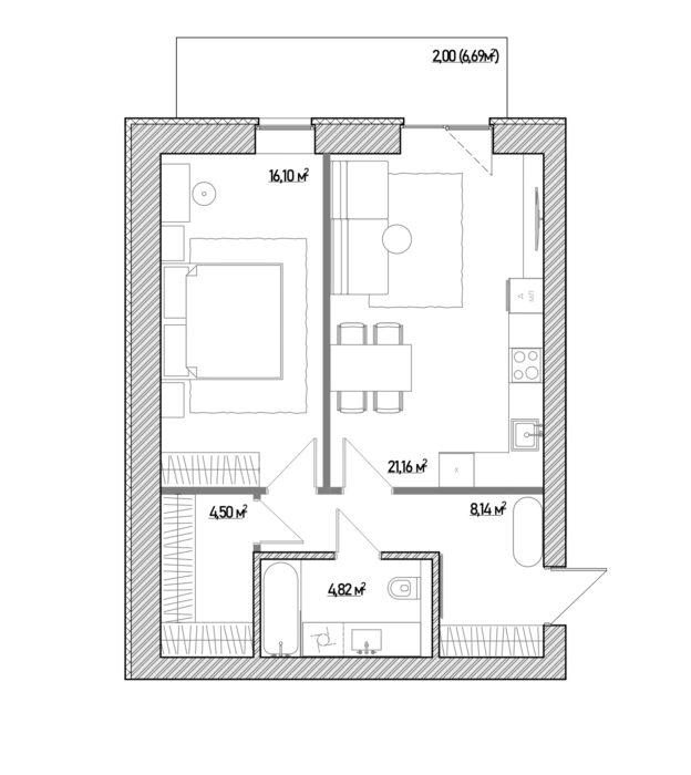 Типові кавартири 57,66,75,84 будинків 3-5