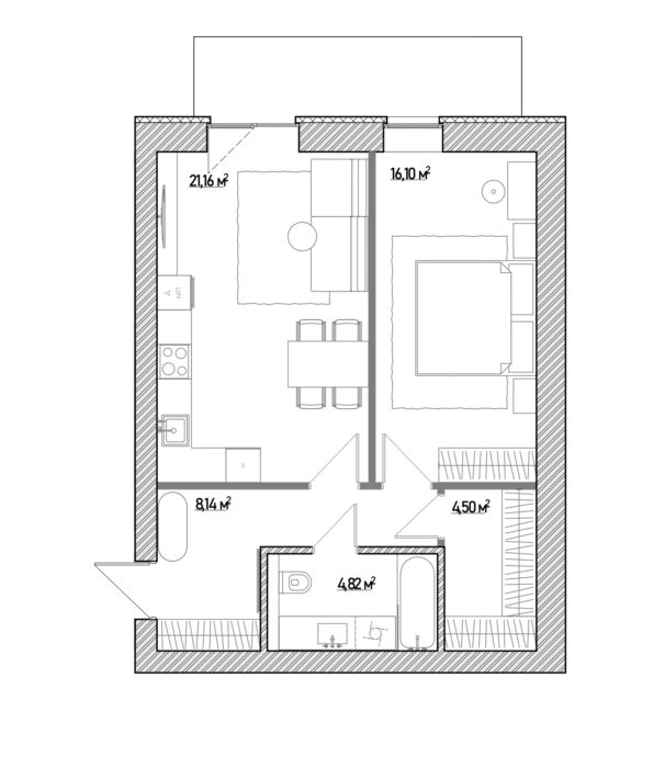 Типові кавартири 61,70,79,88 будинків 3-5