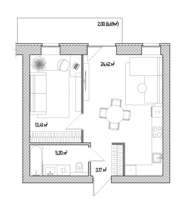 Вибрати Типові кавартири 15,24,33,42 будинків 4-6