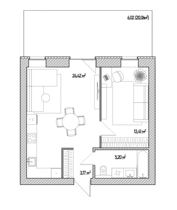 Типова кавартира 49 будинків 4 – 6
