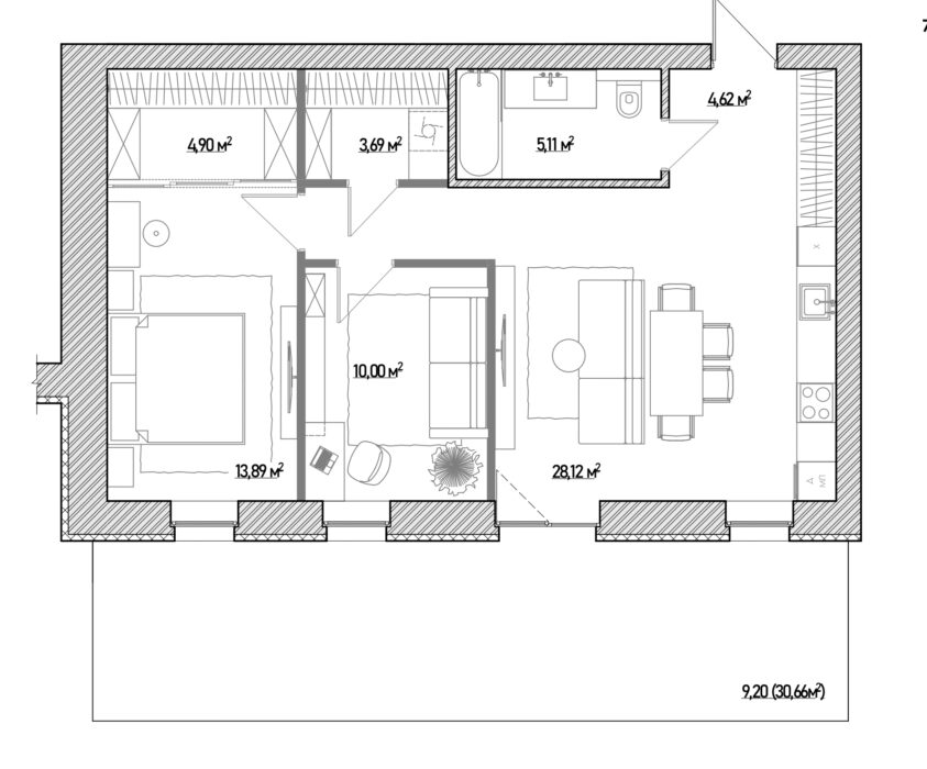 Типова кавартира 47 будинків 4 – 6
