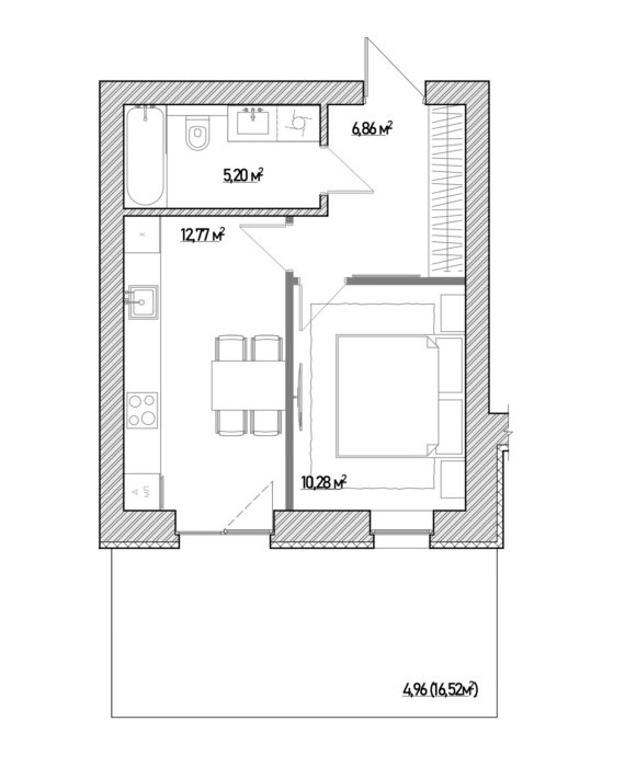 Типова кавартира 46 будинків 4 – 6