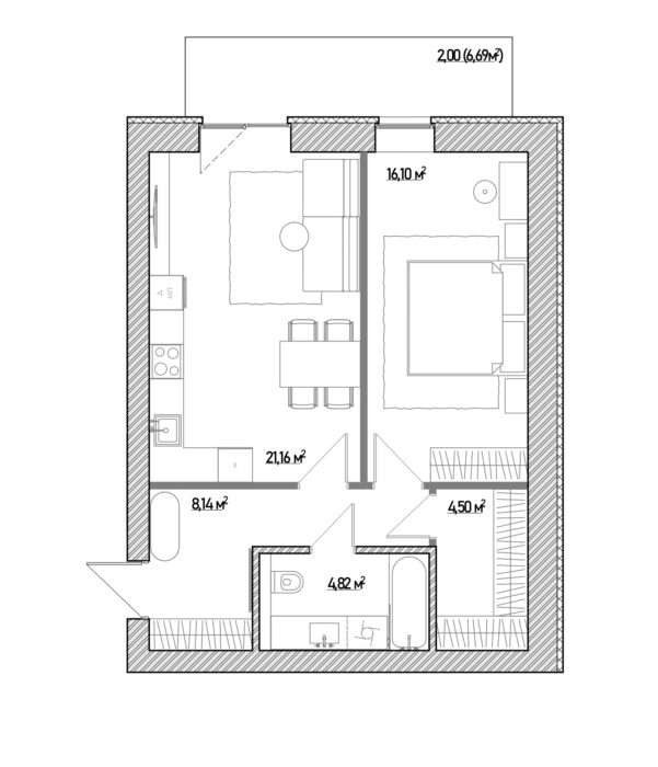 Типові кавартири 16,25,34,43 будинків 3-5