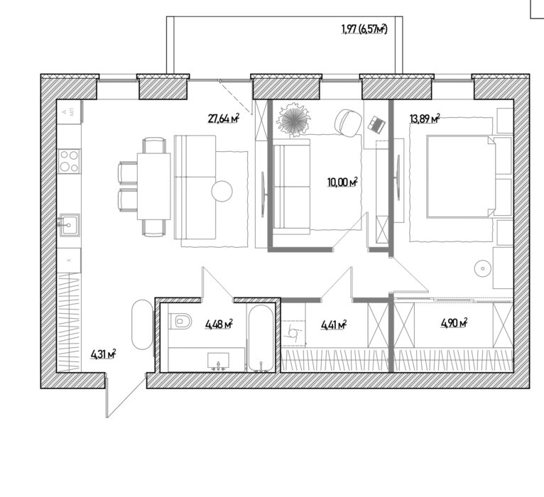 Типові кавартири 14,23,32,41 будинків 3-5